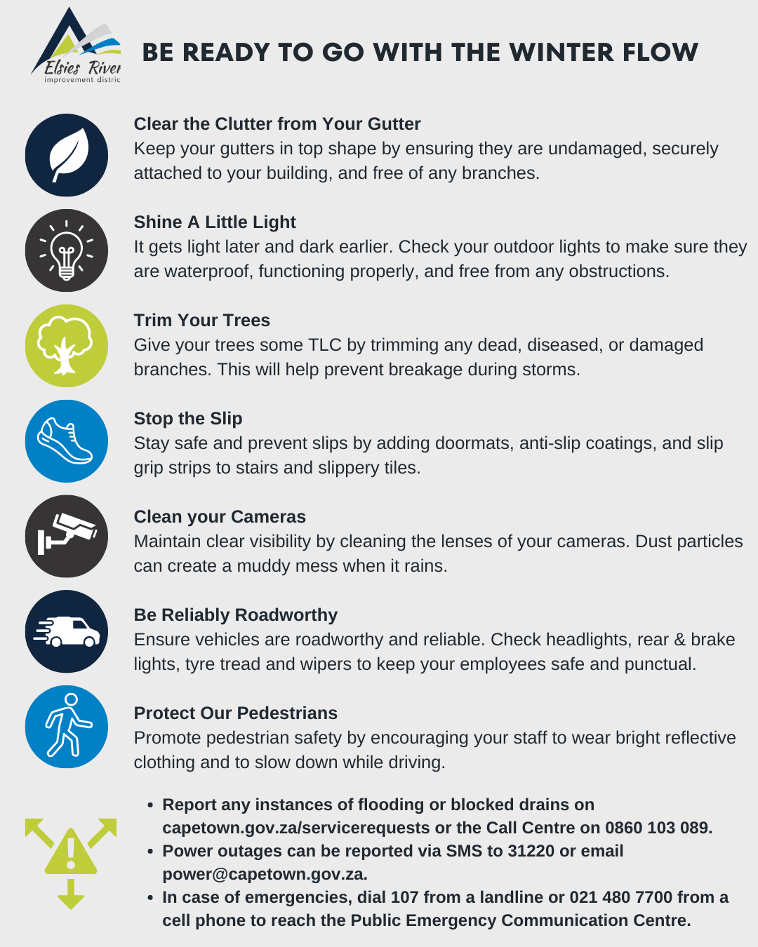 Q1 Review, Winter Preparation & Wheelie Bin Safety