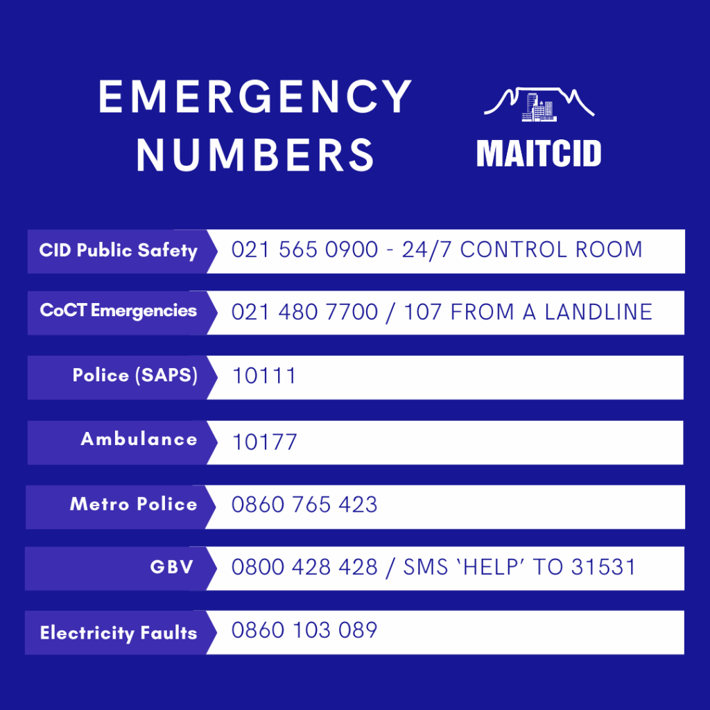 Elsie's River Improvement District Emergency Numbers