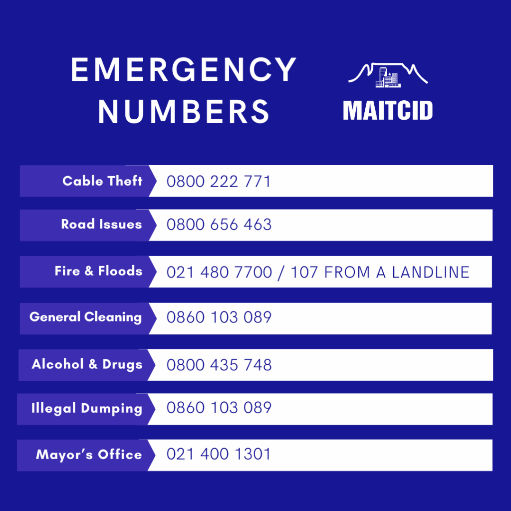 Elsie's River Improvement District Emergency Numbers